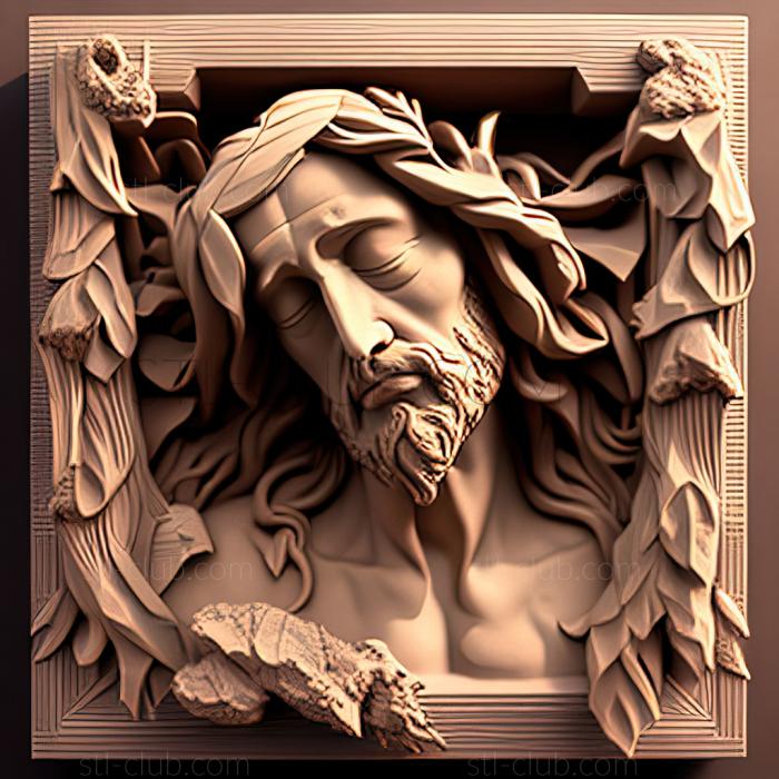 3D model st jesus (STL)